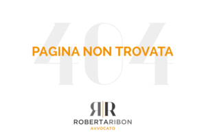 Avvocato Roberta Ribon - pagina non trovata!